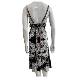 Just Cavalli-Atemberaubendes Cavalli-Kleid mit Strassverzierung-Schwarz,Mehrfarben
