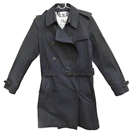Burberry-Burberry trench size 38-Black