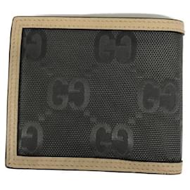 Gucci-**** GUCCI Grey x Ivory Off The Grid Cartera-Gris