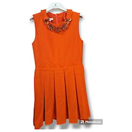Gucci-oronge girls dress gucci-Orange