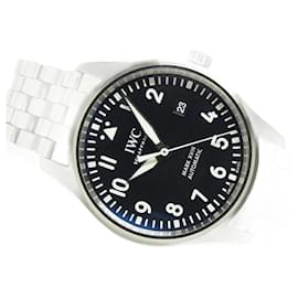 IWC-Marque de montre d'aviateur IWC18 Bracelet noir IW327011 Pour des hommes-Argenté