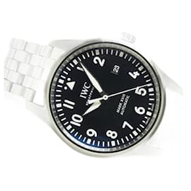 IWC-IWC Pilot's watch mark18 black Bracelet IW327011 Mens-Silvery