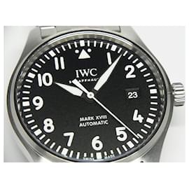 IWC-IWC Pilot's watch mark18 black Bracelet IW327011 Mens-Silvery