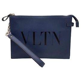 ****VALENTINO GARAVANI Pouch Clutch Navy blue