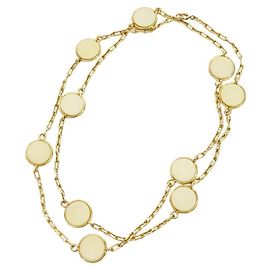 *** Collar con colgante de oro amarillo y marfil de Van Cleef & Arpels Gold hardware