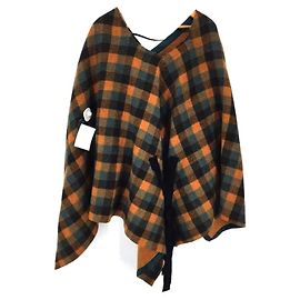 Maison Martin Margiela ***Maison Margiela Wool Coat Brown Multiple colors Orange