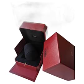 Cartier-Auténtica bolsa de papel de caja forrada con brazalete y brazalete de Cartier Love Trinity JUC-Roja