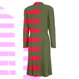 Balenciaga-***Balenciaga Wool Dress-Red,Golden