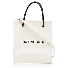 Balenciaga-Balenciaga White XXS Shopping Tote-White,Other