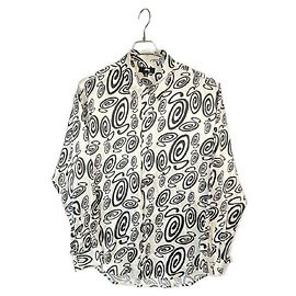 Autre Marque ****STUSSY Camicia a maniche lunghe Nero Bianco