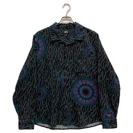 Autre Marque ****STUSSY Camicie a maniche lunghe nere x viola Nero Porpora