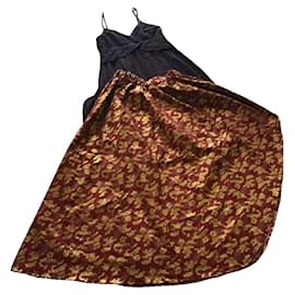Autre Marque ***Ensemble tunique jupe sur commande Rouge Bleu Autre