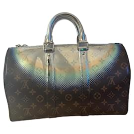 Louis Vuitton-keepall 35 Nebula-Brown,Silvery
