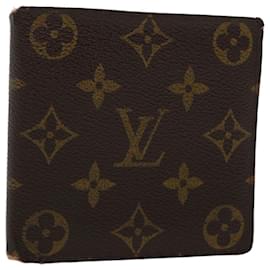 Louis Vuitton-LOUIS VUITTON Monogram Portefeuille Marco Carteira Bifold M61675 Autenticação de LV 45011-Monograma