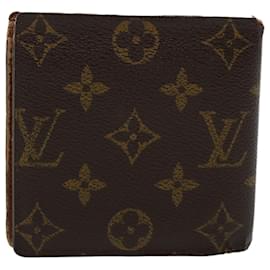 Louis Vuitton-LOUIS VUITTON Monogram Portefeuille Marco Portafoglio Bifold M61675 LV Aut 45011-Monogramma
