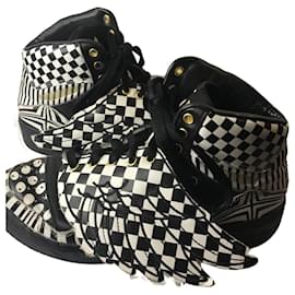 Jeremy Scott Pour Adidas-zapatillas adidas x jeremy scott-Negro,Blanco