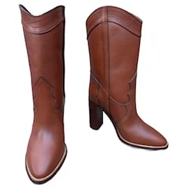 Saint Laurent-Ankle Boots-Brown