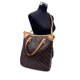 Louis Vuitton-Monogram Canvas Odeon GM Tote Shoulder Bag-Brown