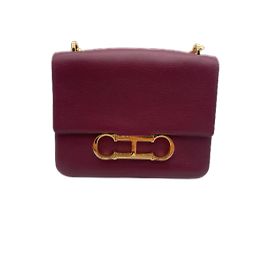CAROLINA HERRERA Bolsos T.  Cuero Burdeos