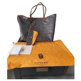 Goyard Anjou Gm Nero Multicolore Marrone chiaro