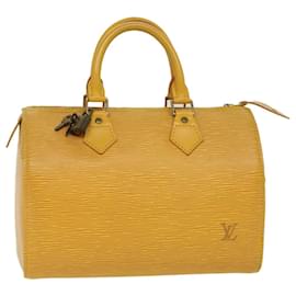 Louis Vuitton-Louis Vuitton Epi Speedy 25 Hand Bag Tassili Yellow M43019 LV Auth 45649-Other