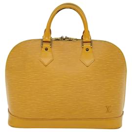 Louis Vuitton-LOUIS VUITTON Bolso de mano Epi Alma Tassili Amarillo M52149 LV Auth 45781-Otro