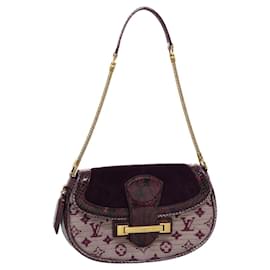 Louis Vuitton-LOUIS VUITTON Monogram Empire Revan Shoulder Bag Viole N91107 LV Auth 45444a-Purple