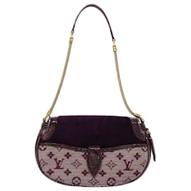 Louis Vuitton-LOUIS VUITTON Monogram Empire Revan Shoulder Bag Viole N91107 LV Auth 45444a-Purple