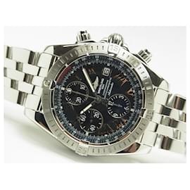 Breitling-BREITLING Chrono Mat Evolution Black Roman Genuine goods A156b98PA(a13356) Mens-Silvery