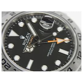 Rolex-ROLEX EXPLORERII noir 216570 '20 série aléatoire achetée Hommes-Argenté