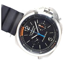Panerai-PANERAI Luminor1950 Régate3 DAY'S Chrono Flyback titane PAM00526 Pour des hommes-Argenté