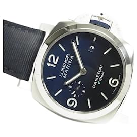 Panerai-PANERAI Luminor Marina ESteel™ Blu Profondo world500 Lot Limited PAM01157 '22 purchased Mens-Silvery