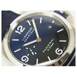 Panerai-PANERAI Luminor Marina ESteel™ Blu Profondo world500 Lot Limited PAM01157 '22 purchased Mens-Silvery