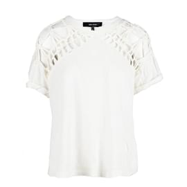 Isabel Marant-Camiseta Isabel Marant con detalles de nudos-Blanco