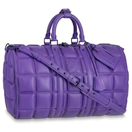 Louis Vuitton-LV Keepall 50 puffer damier new-Purple