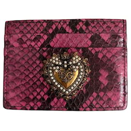 Dolce & Gabbana-Purses, wallets, cases-Pink