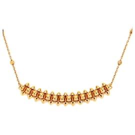 Cartier-*Used] Cartier Women's Jewelry Crash de Cartier SM Pendant Necklace K18 Pink Gold Brand Jewelry-Golden