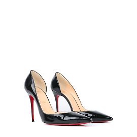 CHRISTIAN LOUBOUTIN  Heels T.EU 39.5 Leather Black