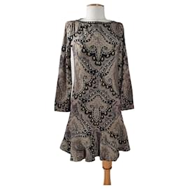 Etro Wool Dress Multicolore Multiple colors