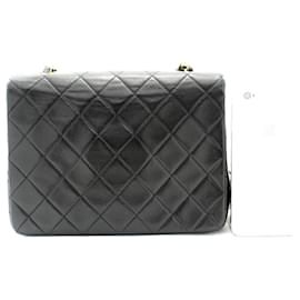 Chanel-Chanel lined Flap-Black