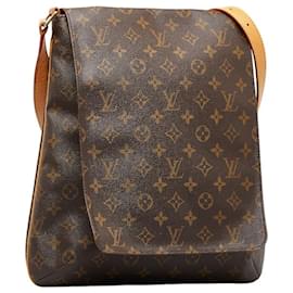 Louis Vuitton-Louis Vuitton Monogram Musette Salsa Short Strap Canvas Shoulder Bag M51256 in Good condition-Brown