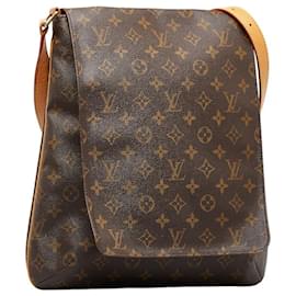 Louis Vuitton-Monograma Musette Salsa Alça Curta M51256-Marrom