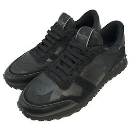 ****VALENTINO GARAVANI Black Rock Runner Sneakers Black