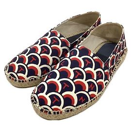 ****VALENTINO GARAVANI Navy X Red Slip-Ons Red Navy blue