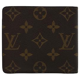 Louis Vuitton-LOUIS VUITTON Monogram Bifold Wallet LV Auth 45768-Monogram