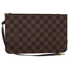 Louis Vuitton-LOUIS VUITTON Damier Ebene Neverfull MM Pouch Accessory Pouch LV Auth 45764-Other
