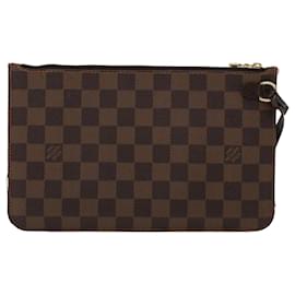Louis Vuitton-LOUIS VUITTON Damier Ebene Neverfull MM Pouch Accessory Pouch LV Auth 45764-Other
