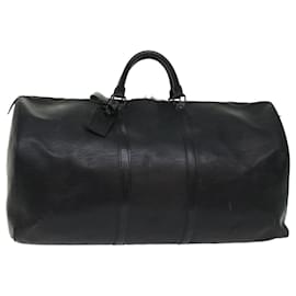 LOUIS VUITTON M42942 Keepall 60 Noir Black Epi Boston Travel Bag