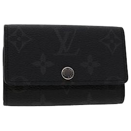 Louis Vuitton-LOUIS VUITTON Monograma Eclipse Múltiplos6 Caso Chave M82603 Autenticação de LV 45696NO-Outro