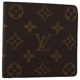 Louis Vuitton-LOUIS VUITTON Monogram Portefeuille Marco Carteira Bifold M61675 Autenticação de LV 42173-Monograma